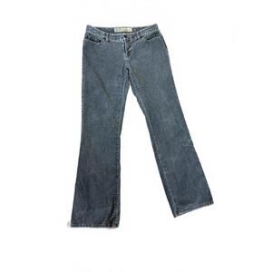 Ann Taylor Gray Corduroy Style  LOFT Curvy Boot Cut Pants Size 4